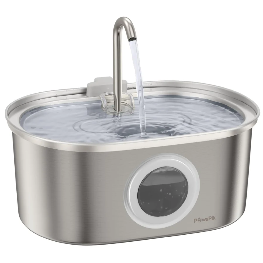 PawsPik SS-01 faucet-style fountain reference configuration