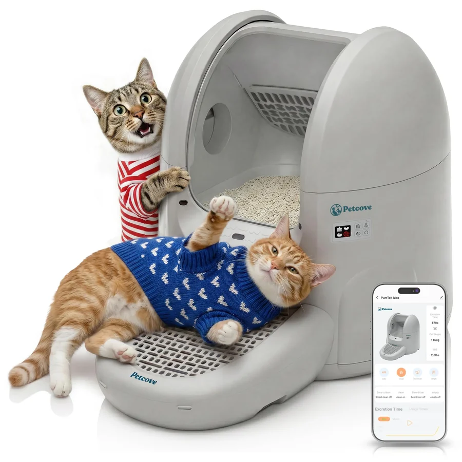 PetCove PurrTek Max litter box reference configuration
