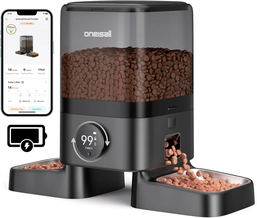 oneisall 5 L cordless Wi-Fi feeder reference configuration